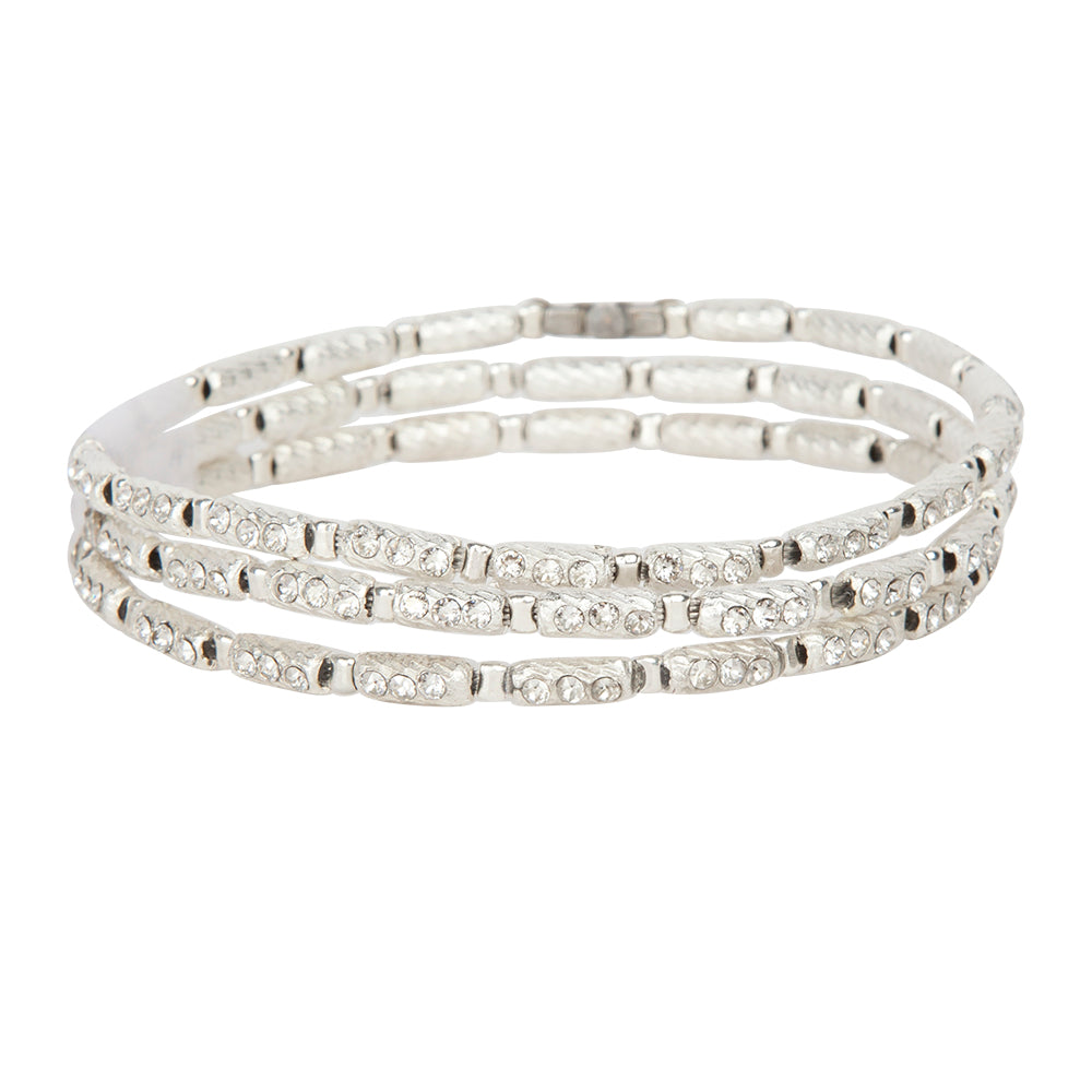 Handmade Love Bracelet 4110: Clear/Matte