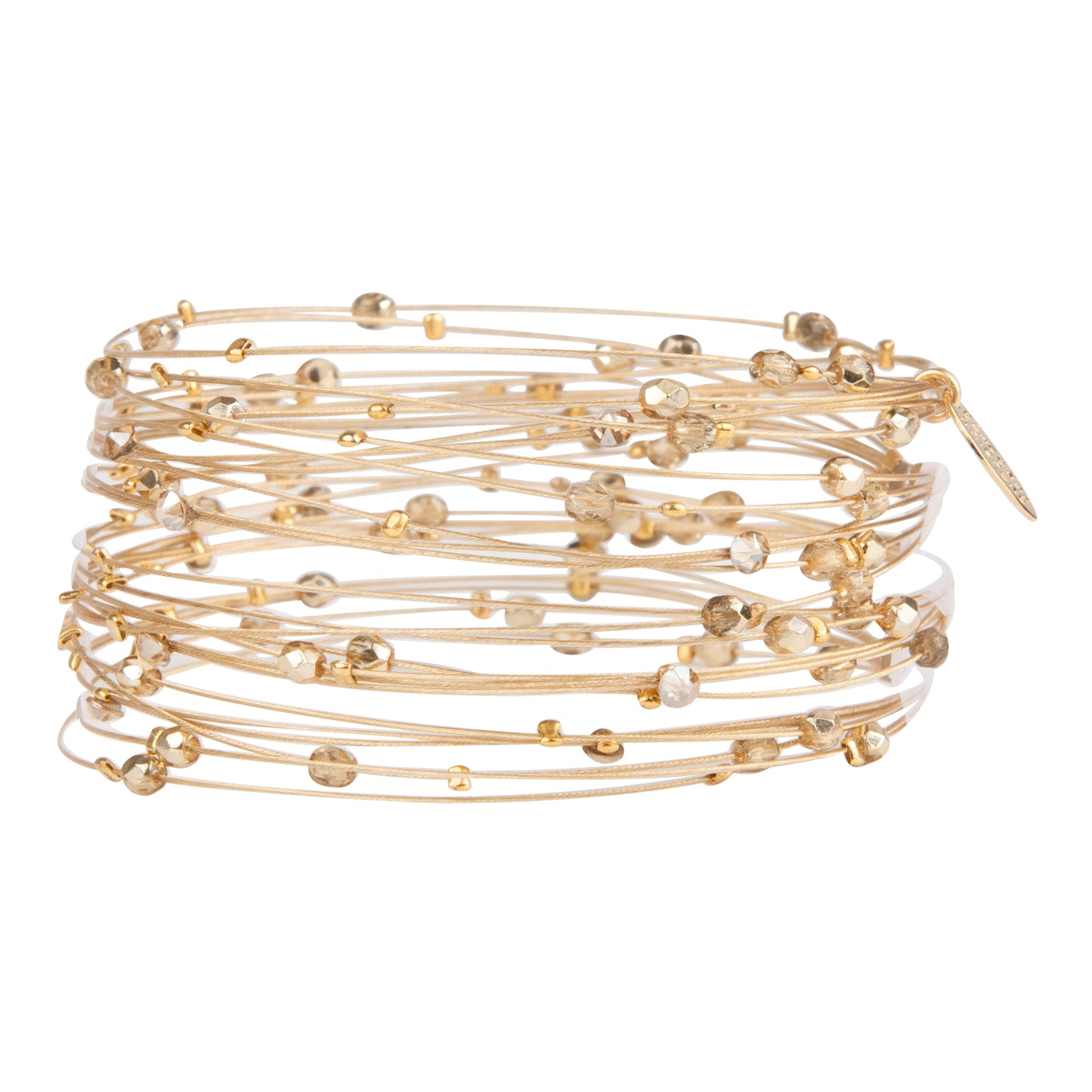 Bird's Nest Bracelet 3850: Gold/ Gold