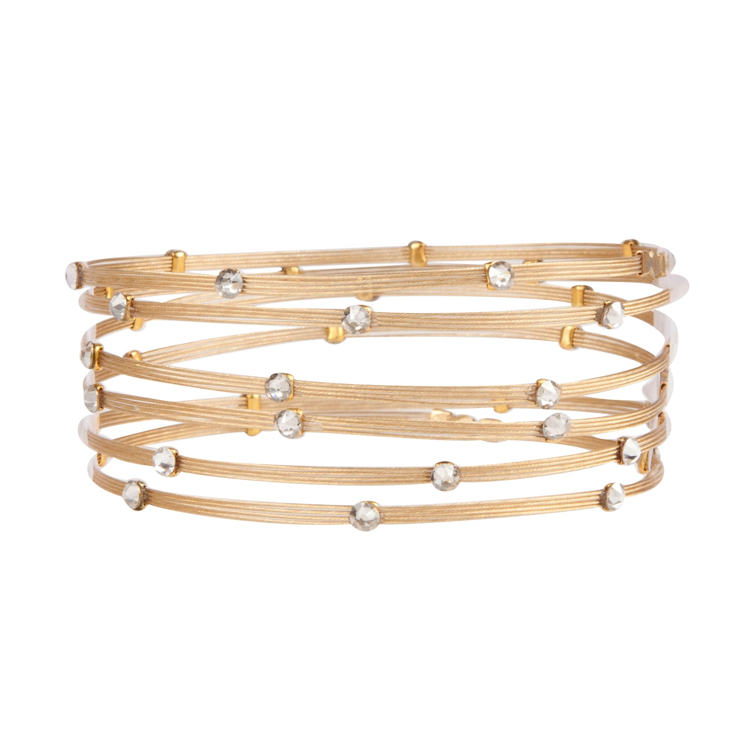 Beautiful Illusion Bracelet 3598: Clear / Gold