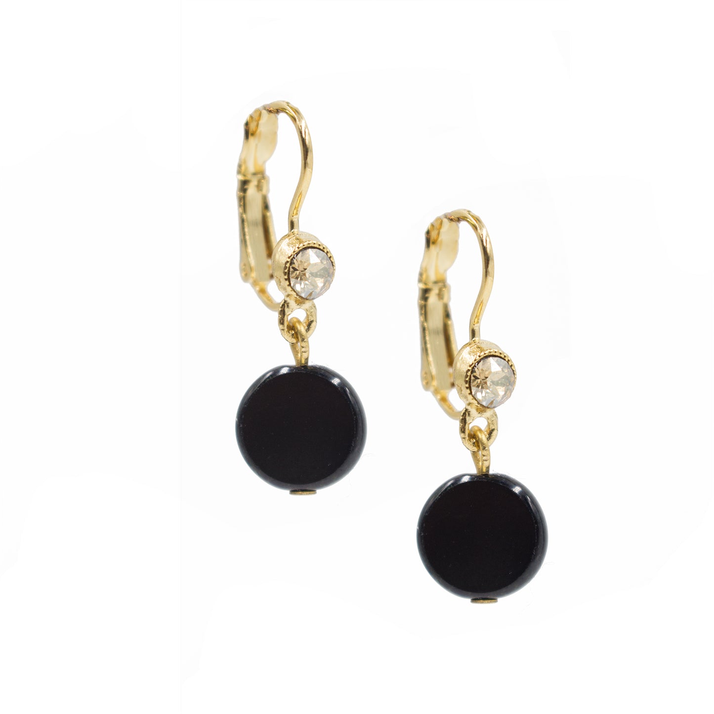 Earring 2077: Black/ Gold