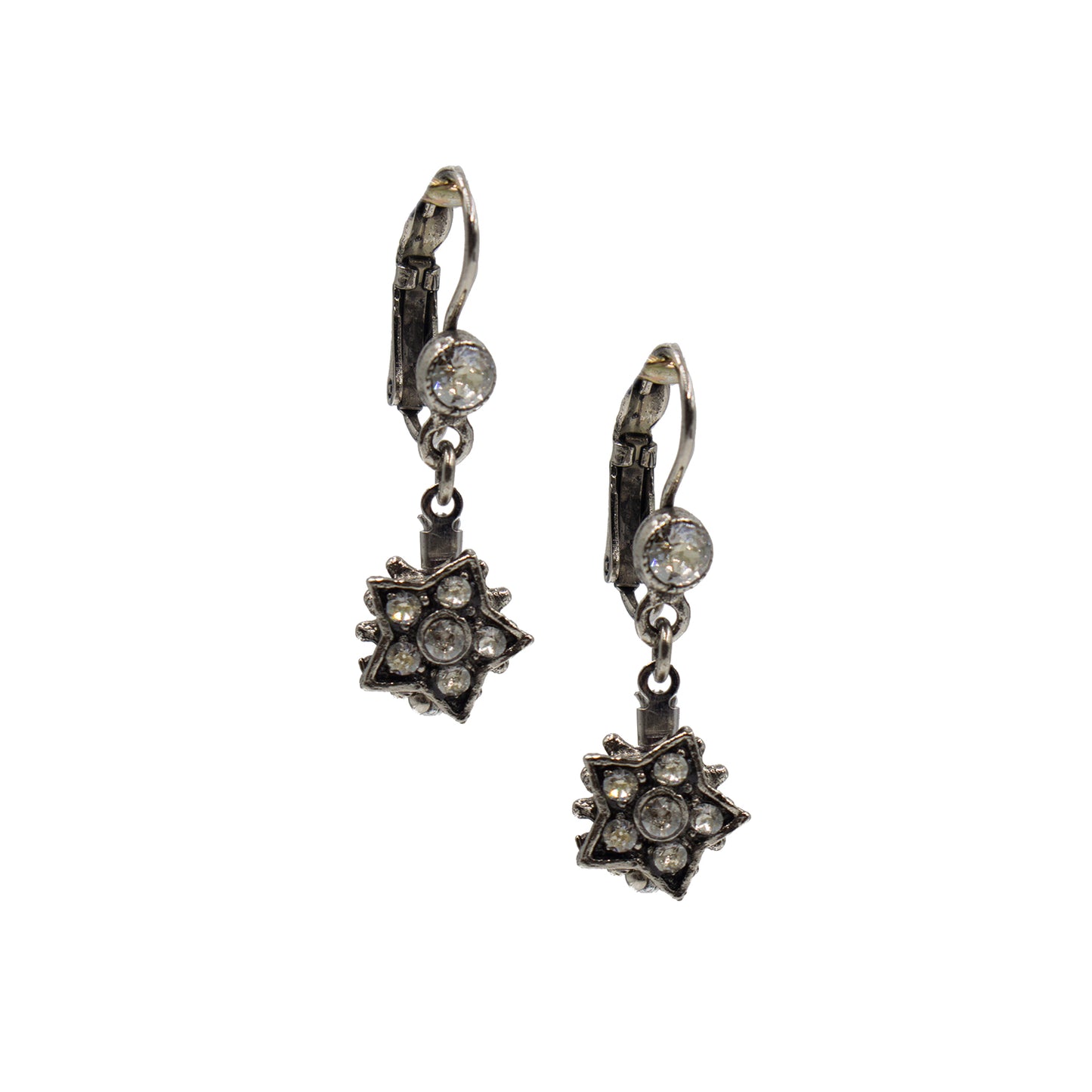 Earring 2083: Clear/ Silver
