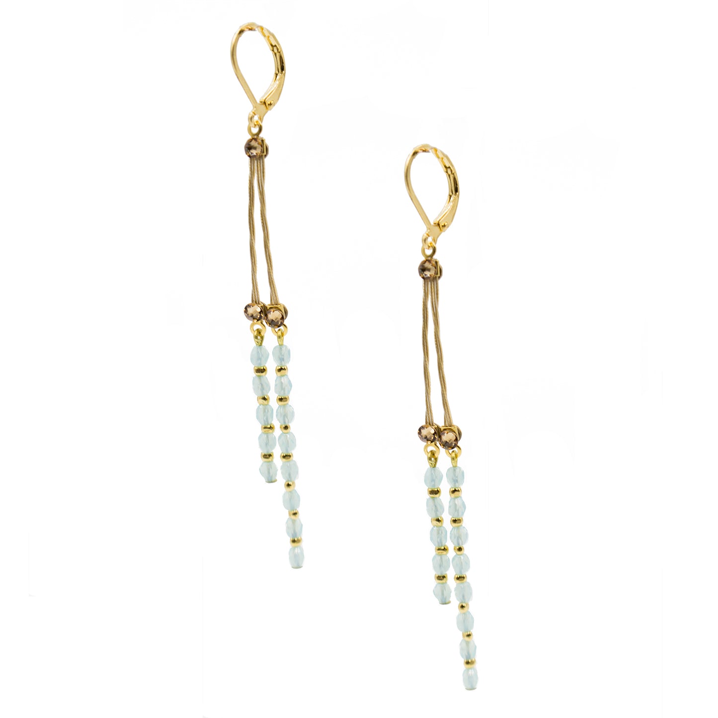 Earring 2085: Sky/ Gold
