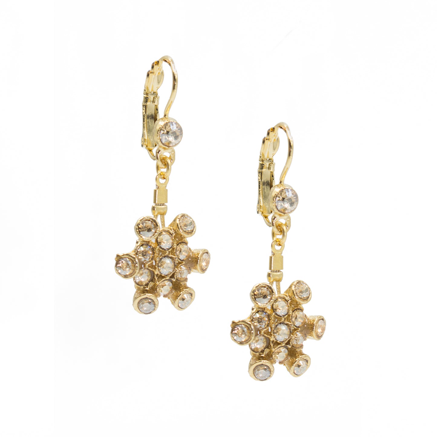 Earring 2098: Gold/ Gold