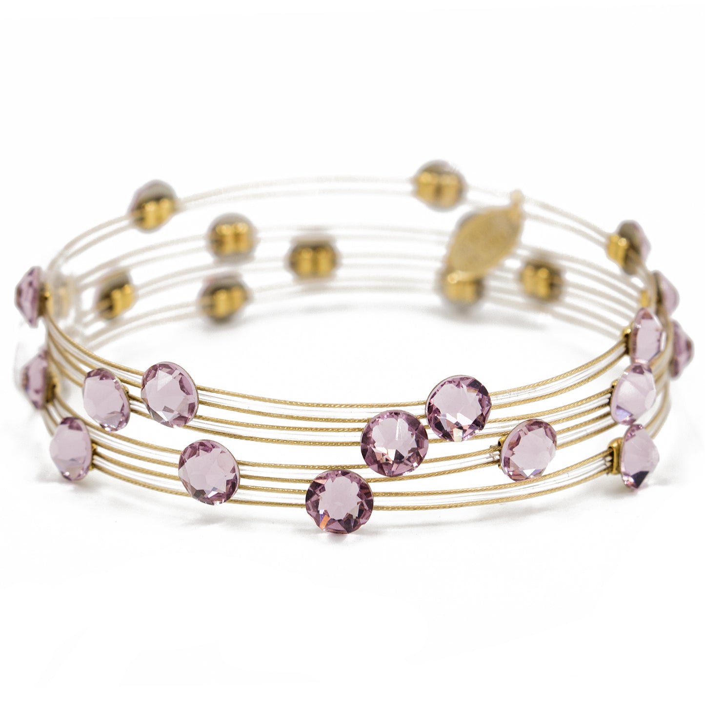 Unique for You Bracelet 3864: Light Amethyst/ Gold