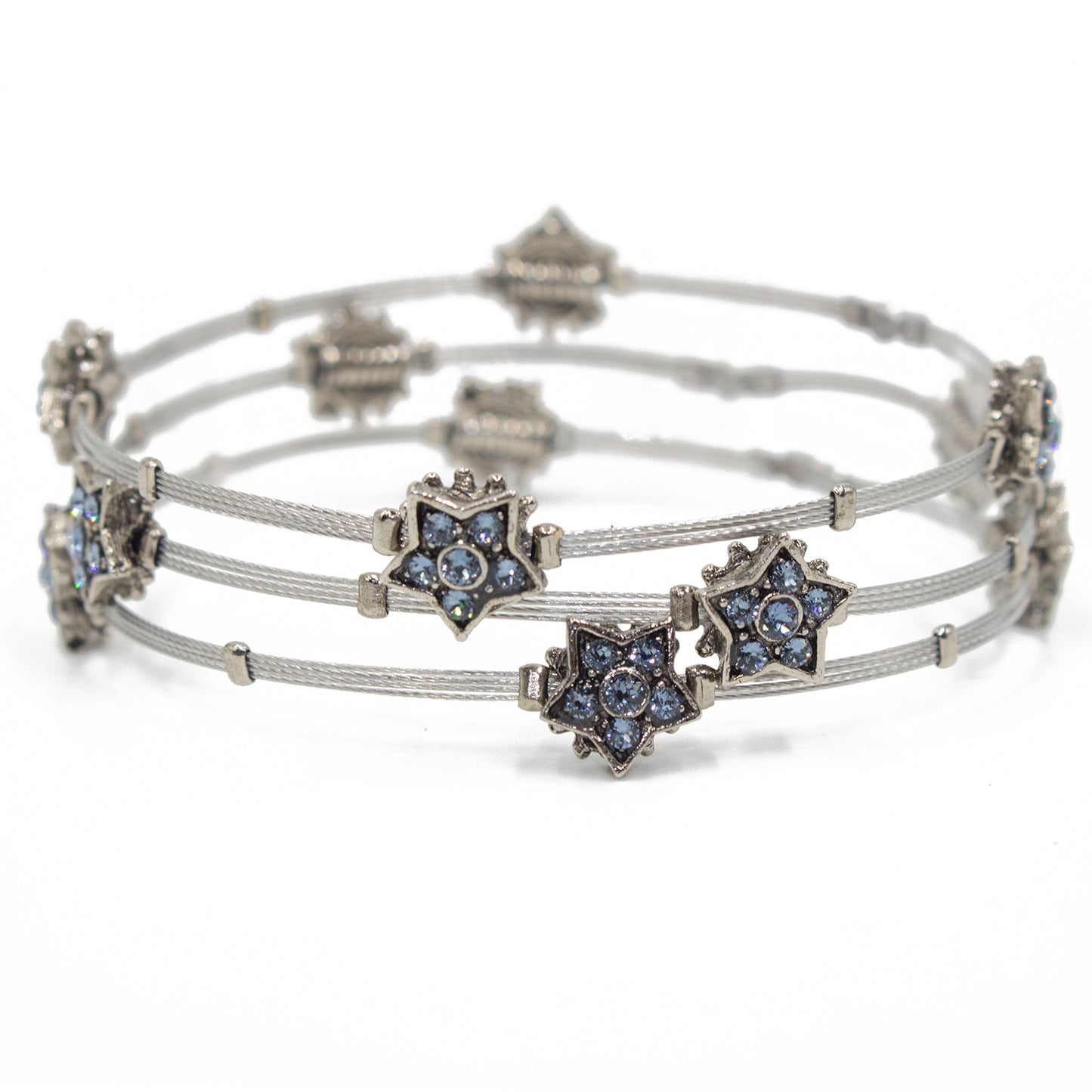 Bracelet 4217: Denim/ Siilver