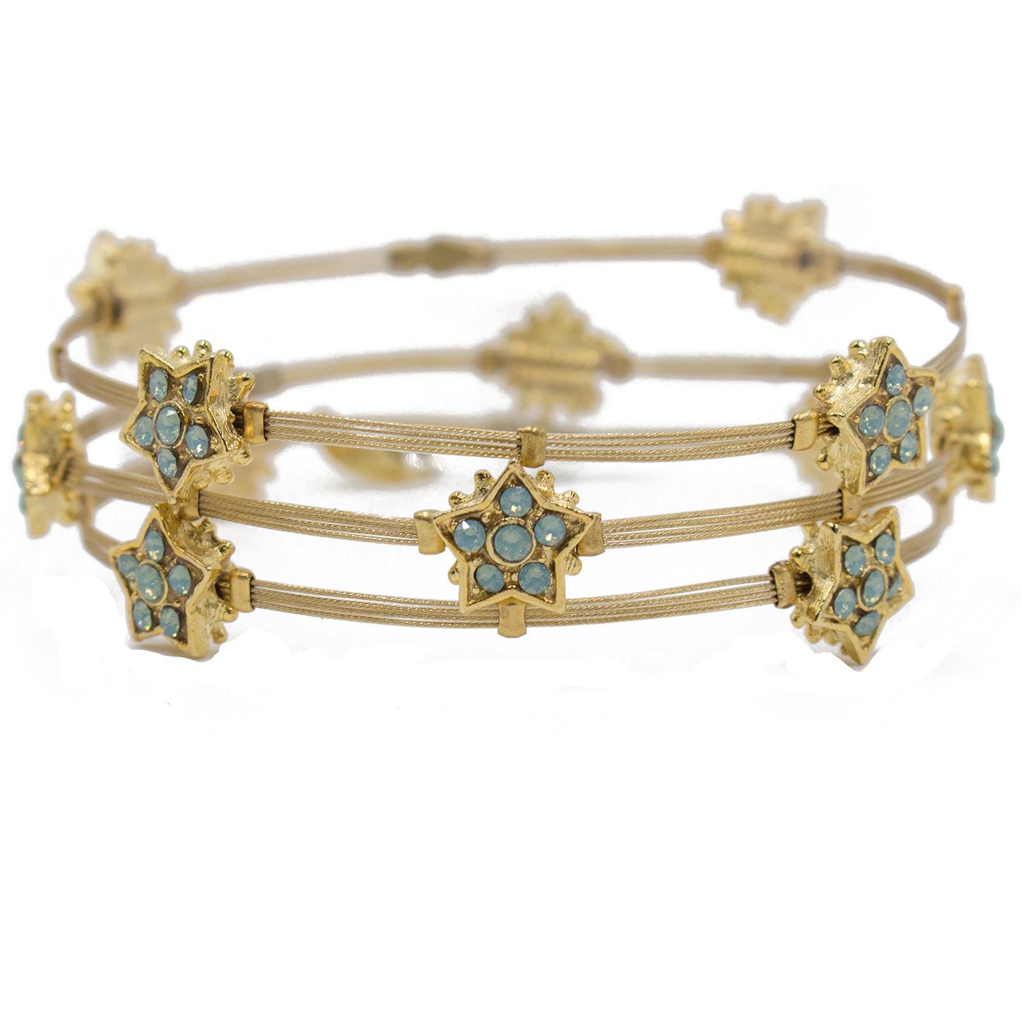 Bracelet 4217: Opal Turq/ Gold