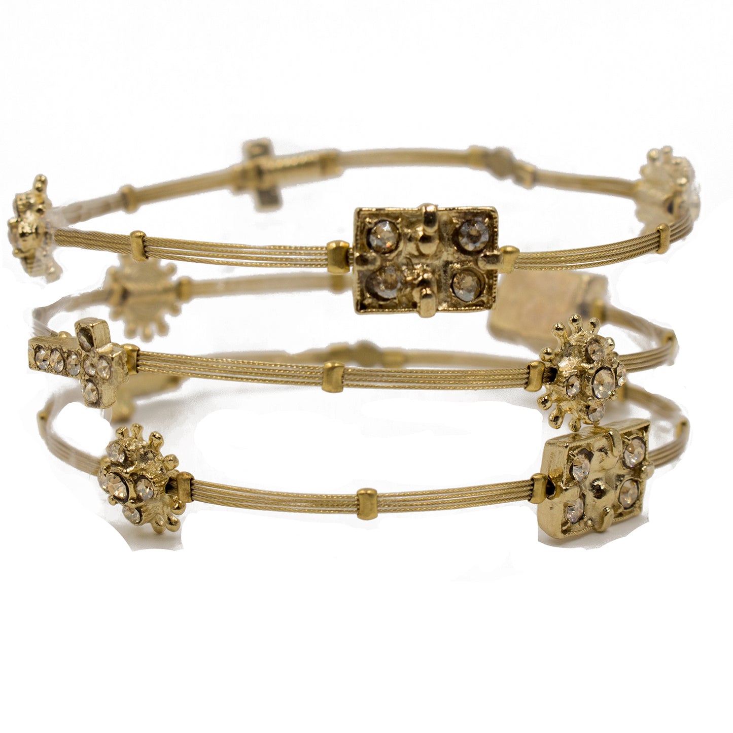 Earring 4222: Gold/ Gold