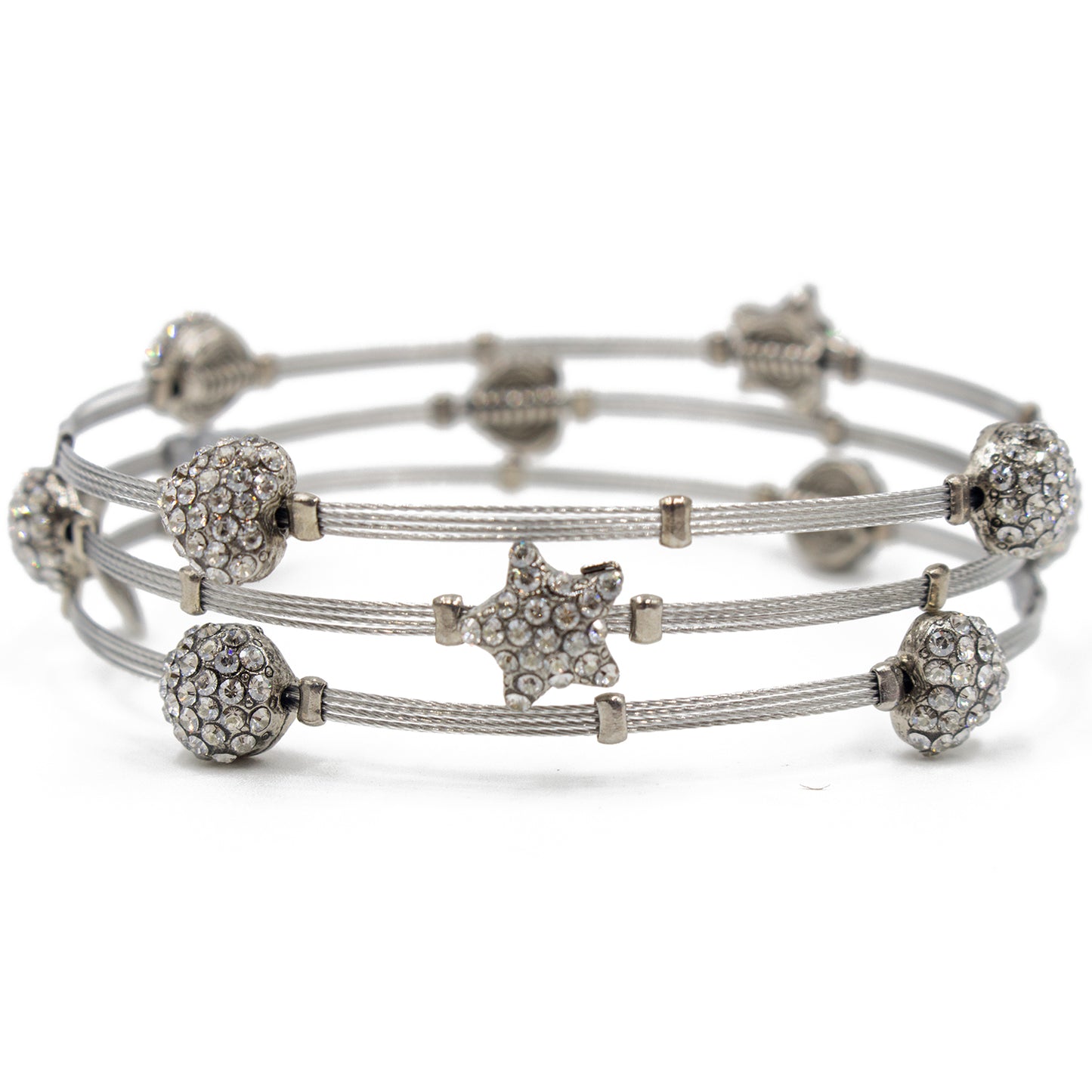 Fun Star Bracelet 4223: Clear/ Silver