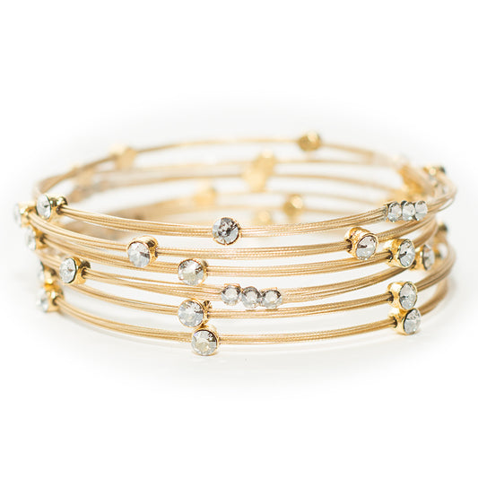 Classic for Women Bracelet 3000: Clear / Gold