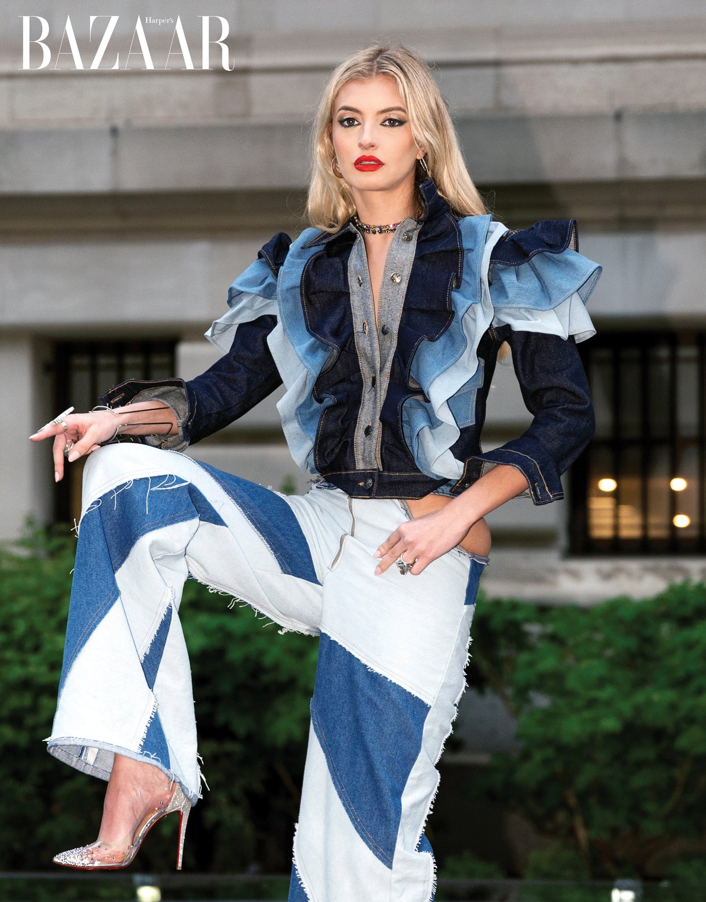 Elegant Fashion Choker Necklace CN4102: Multi Color/ Gold