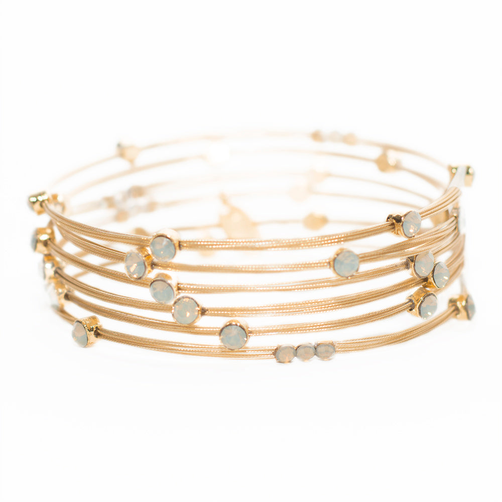 Classic for Women Bracelet 3000: White Opal / Gold