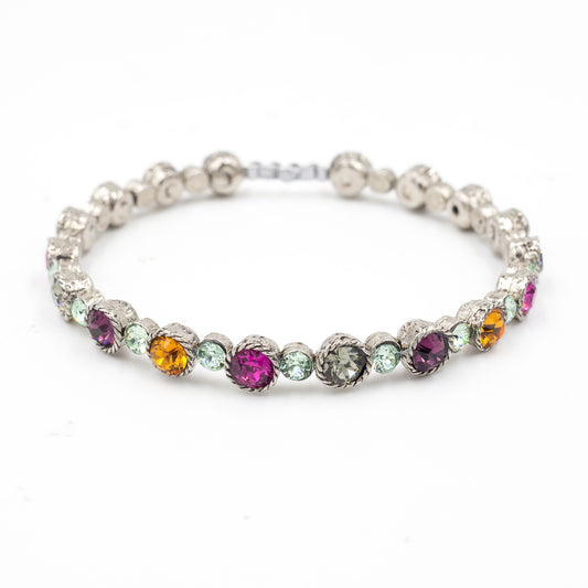 Serendipity Bracelet 4102: Multi Color/ Silver