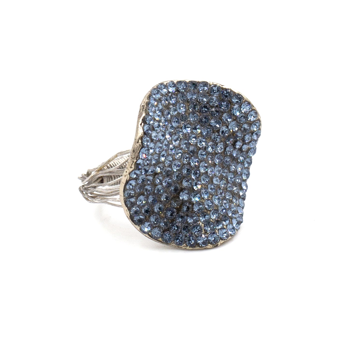Exceptional Ring 9284: Denim/ Silver