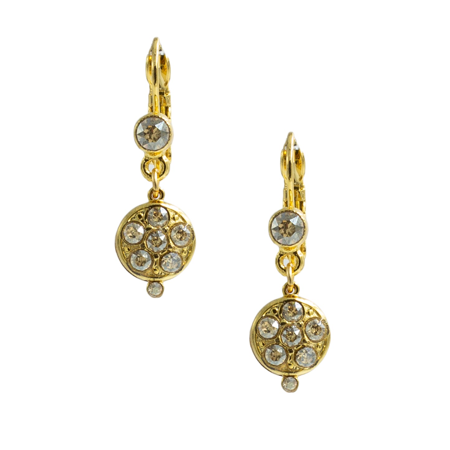 Timeless Drop Earring 2052: Gold/ Gold