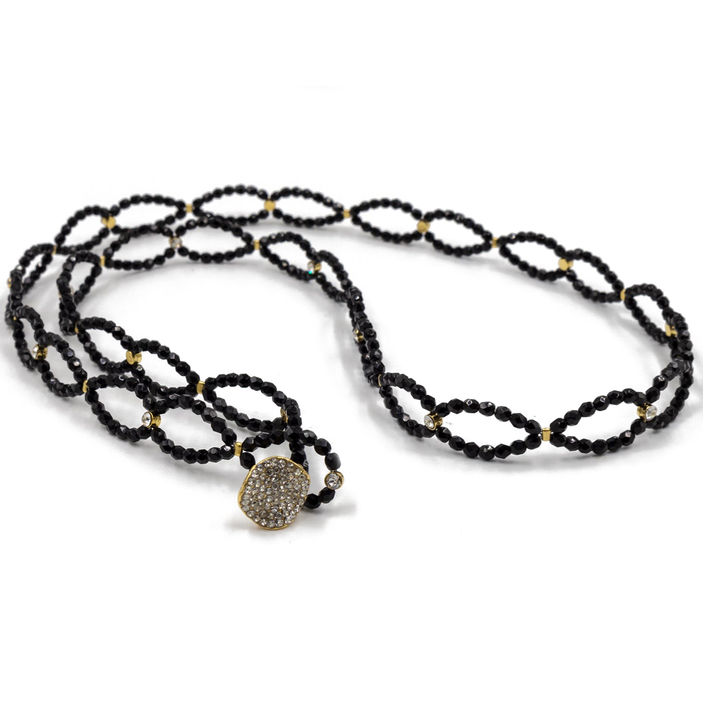 Classic for Women Belt 6503: Clear/ Black/ Gold