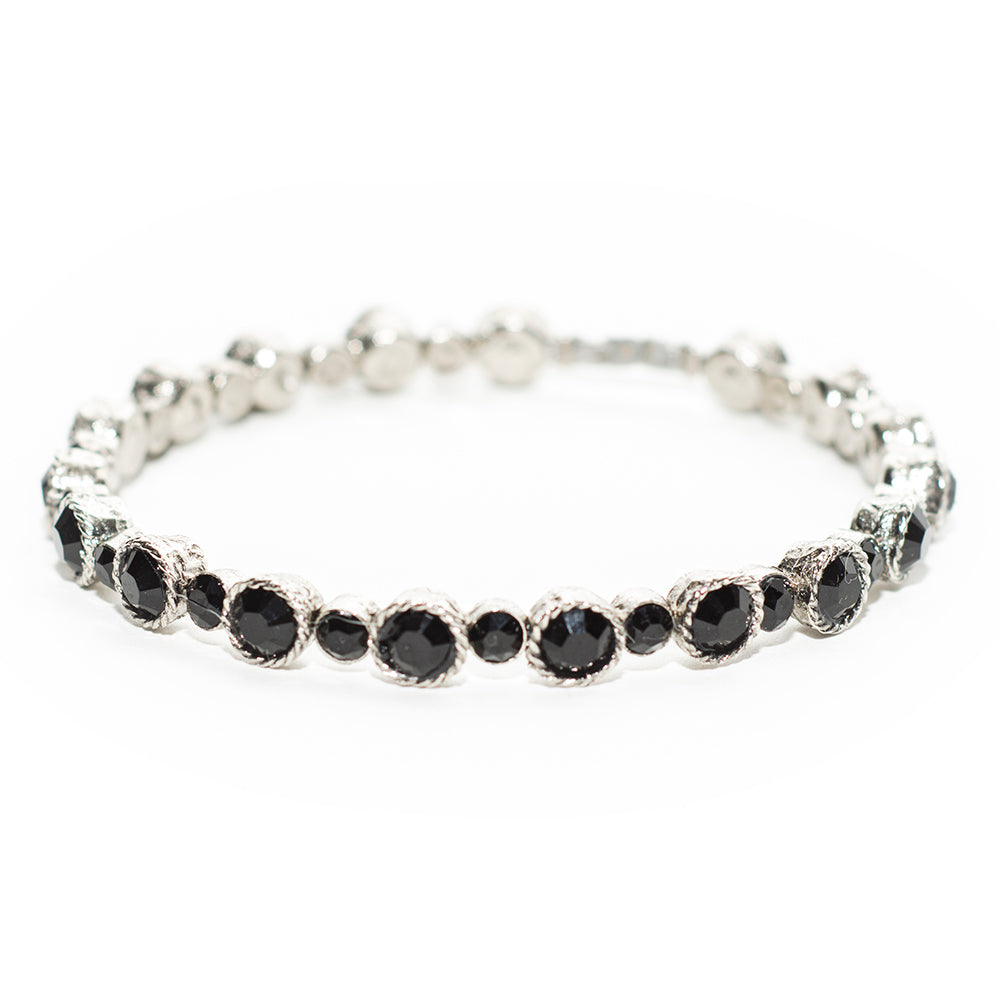 Serendipity Bracelet 4102: Black/Silver