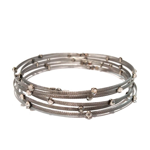 Beautiful Illusion Bracelet 3598: Clear / Silver