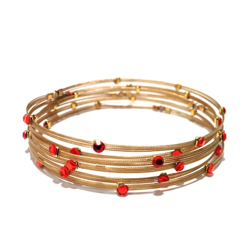 Beautiful Illusion Bracelet 3598: Orange / Gold
