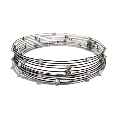 Elegant Woman Bracelet 3856: F / Mix Black