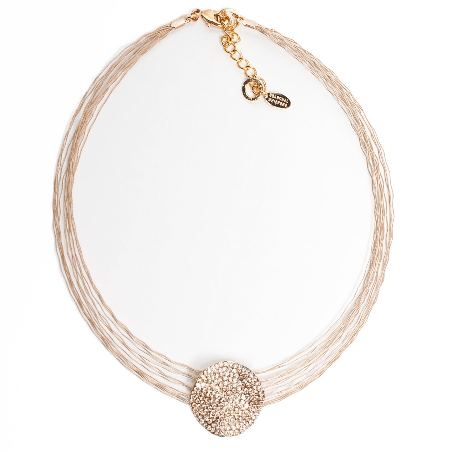 Handmade Love Necklace 8249: Gold / Gold / G