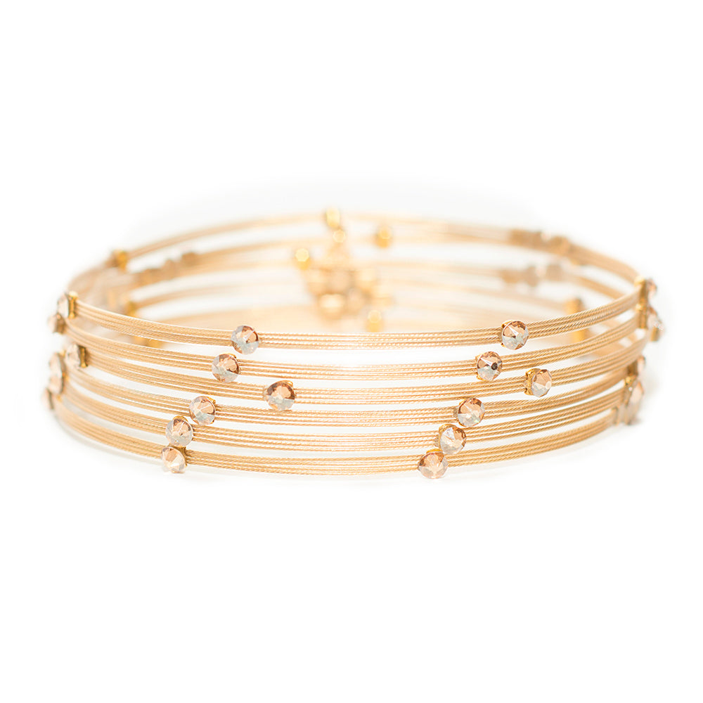 Beautiful Illusion Bracelet 3598: Gold/ Gold
