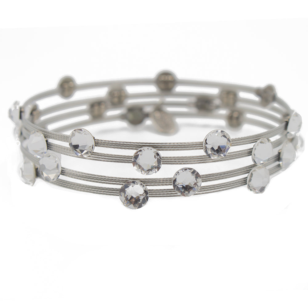 Unique for You Bracelet 3864: Clear/ Silver