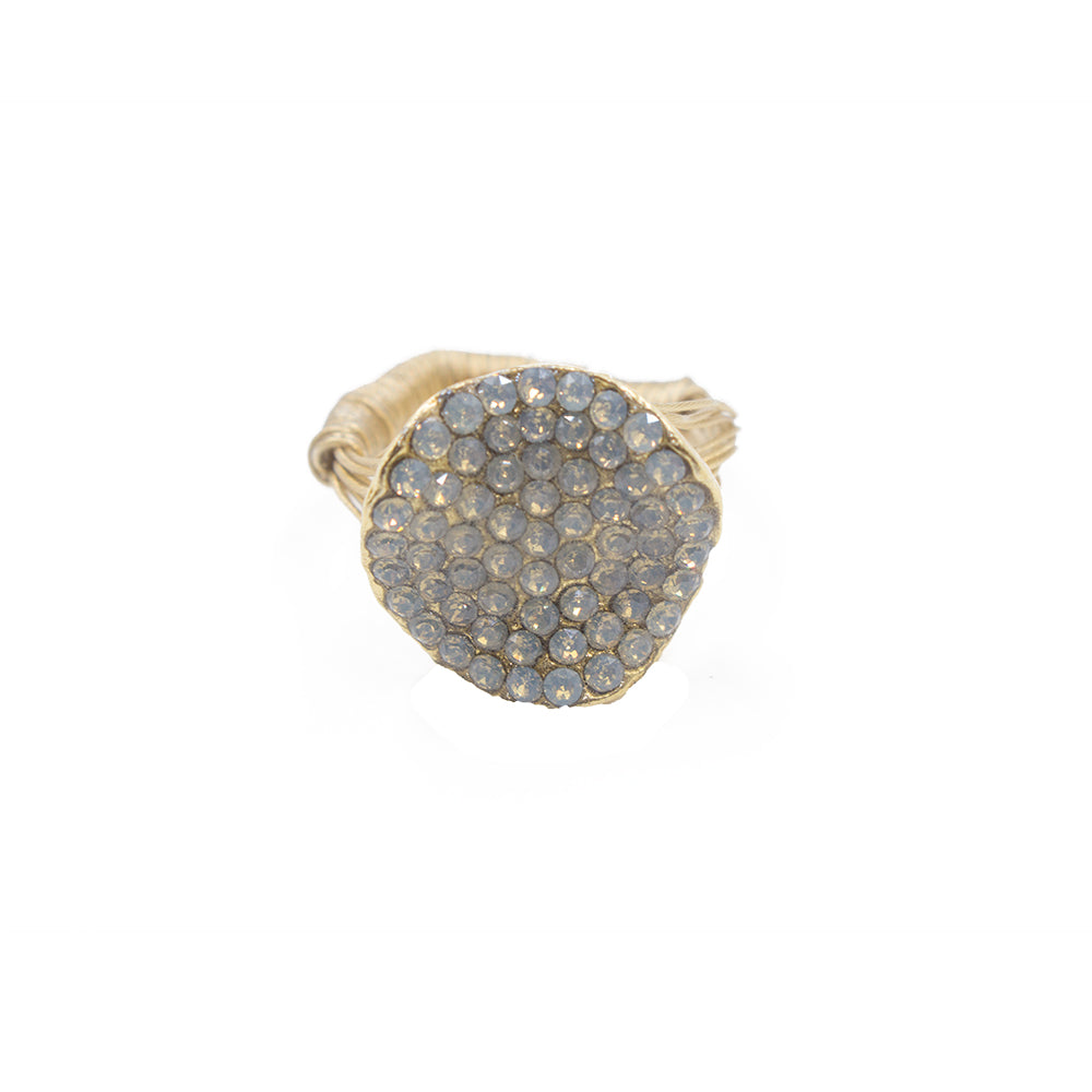 Timeless Elegance Ring 9283: Opal Grey/ Gold