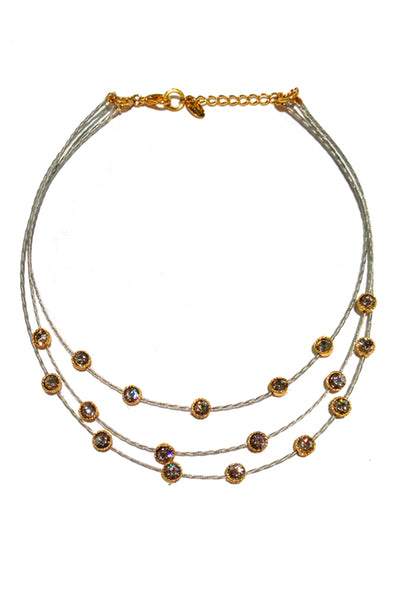 Classic for Women Necklace 7555: Clear / S / G