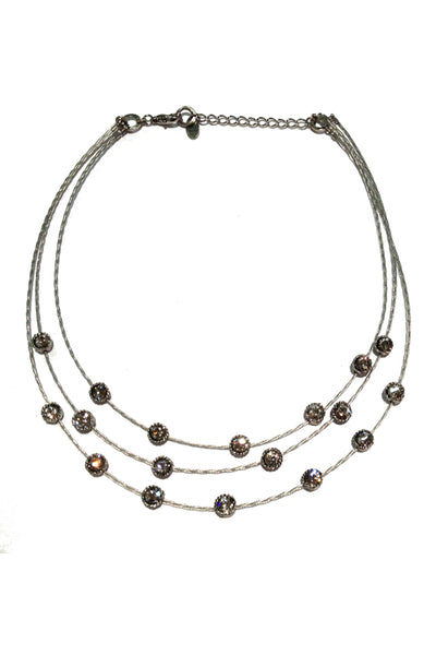 Classic for Women Necklace 7555: Clear / Silver