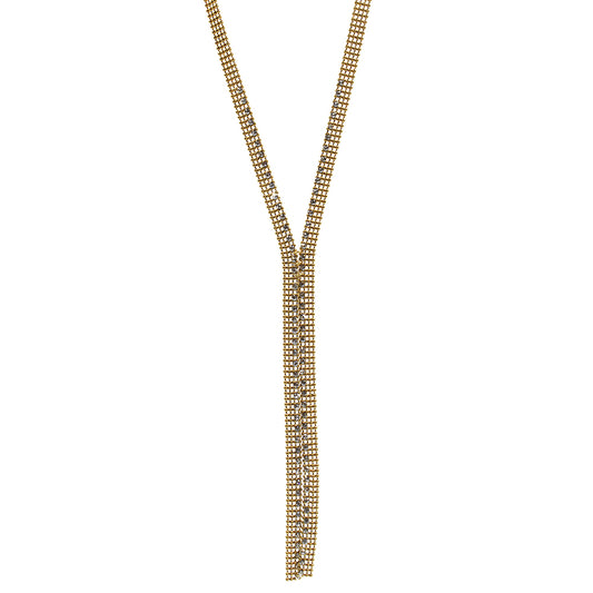 Exquisite Design Necklace 8397: Gold/ Gold