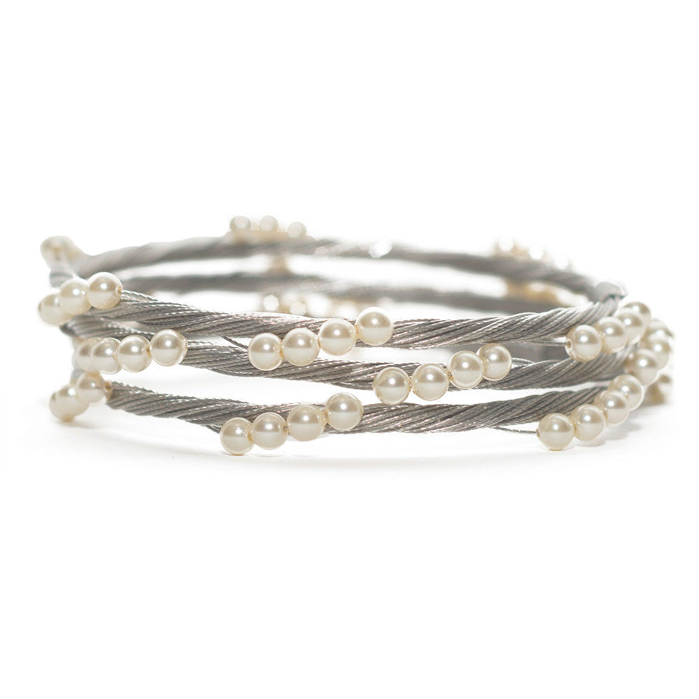 Bracelet 3921: Pearl/ Silver