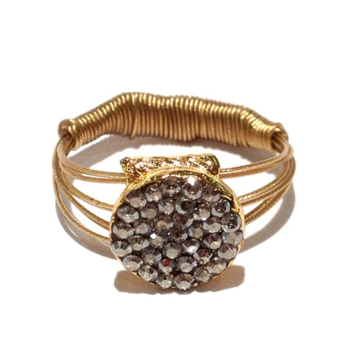 Ring 9311: Clear / Gold