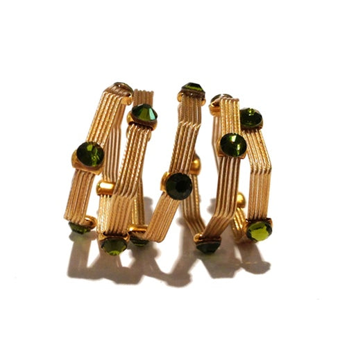 Love Wraplet Ring 9317: Olive / Gold