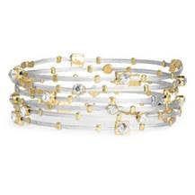 Love Bracelet 3500: Clear/Silver/Gold