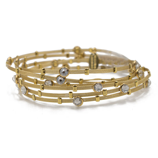 Regal Creation Bracelet 4206: Clear/ Gold