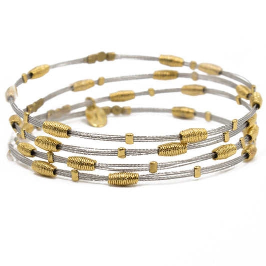 Kindess Bracelet 4228: Silver/ Gold