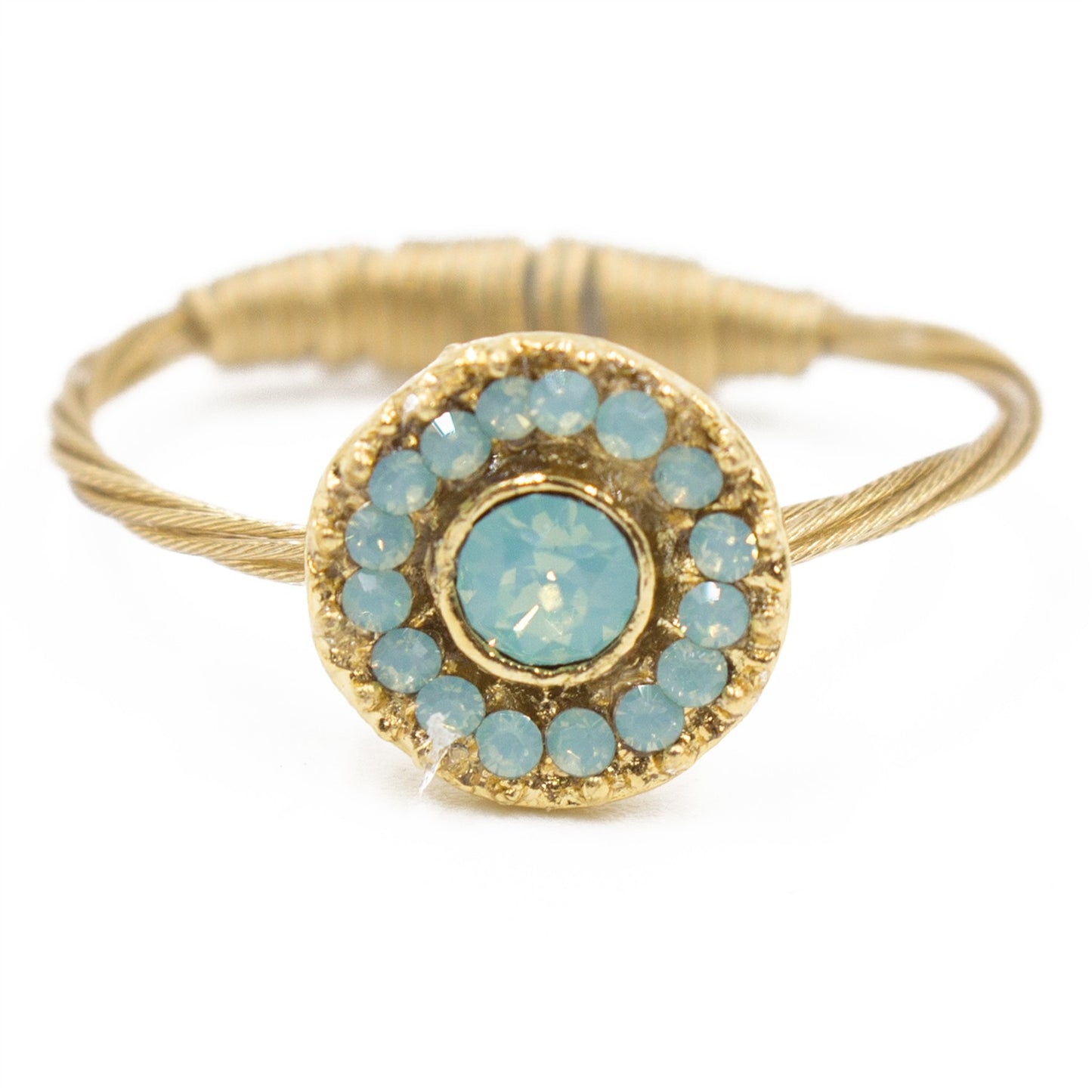 Exceptional Ring 9063: Opal Turq/ Gold