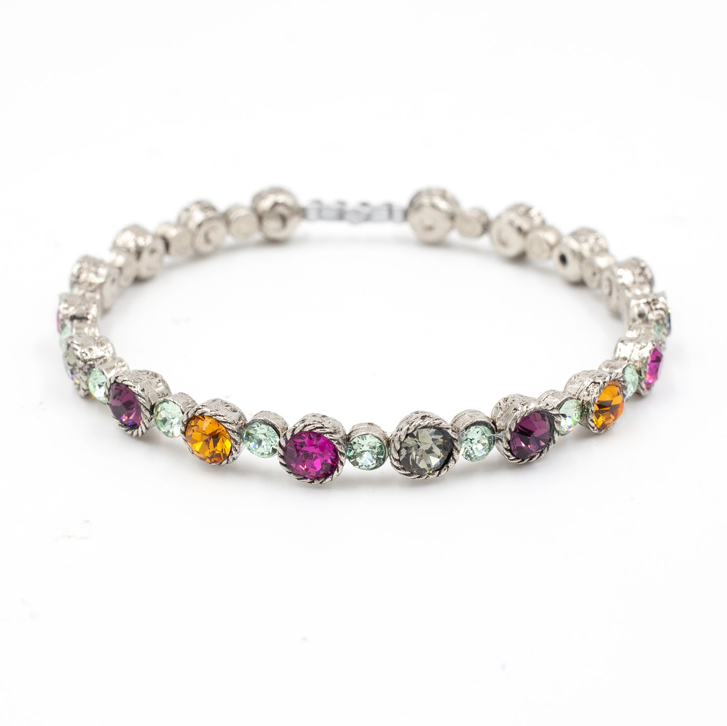 Serendipity Bracelet 4102: Multi Color/ Silver
