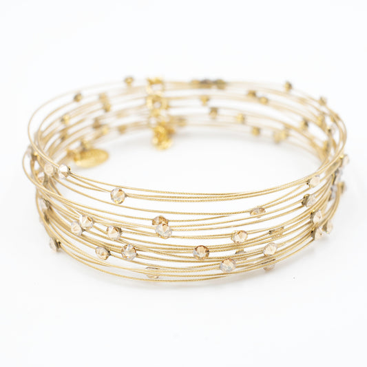 Glitzy Bracelet 3923: Gold/ Gold