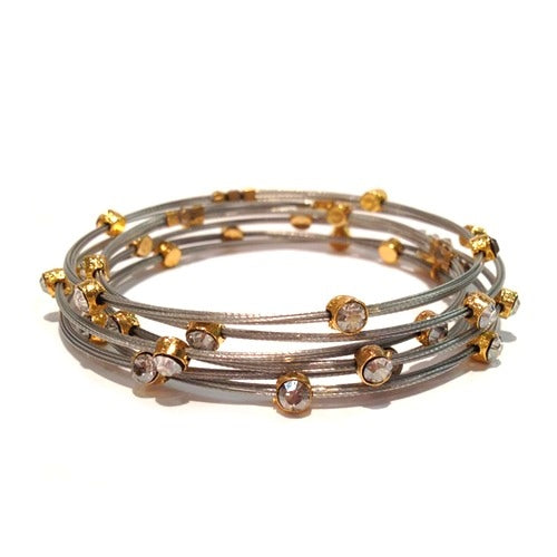 Classic for Women Bracelet 3000: Clear / Silver / Gold
