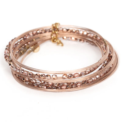 Chic Boho Style Bracelet 3014: Rose/ Rose Gold