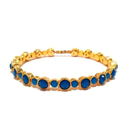 Serendipity Bracelet 4102: Opal Capri / Gold