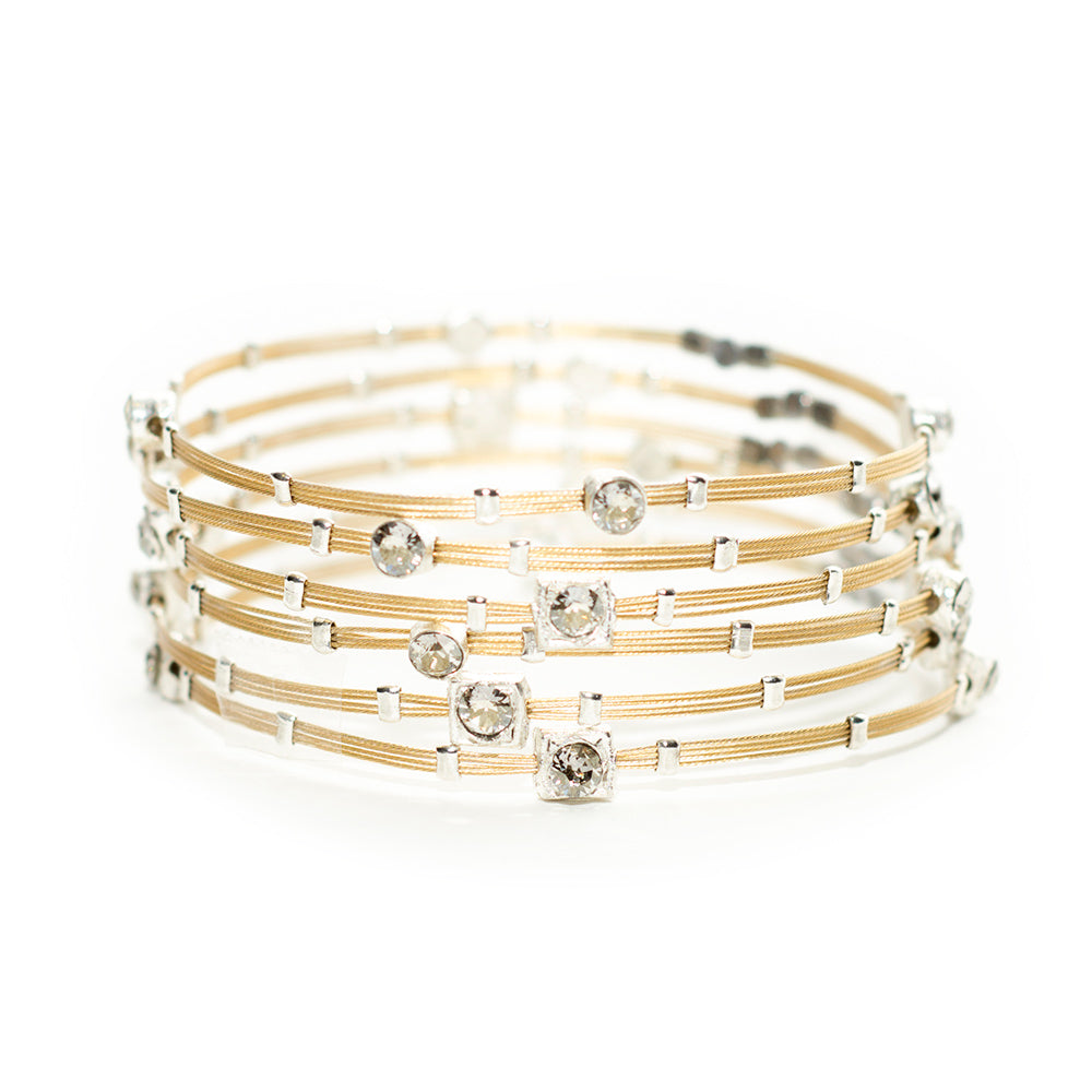 Love Bracelet 3500: Clear Gold/ Matte