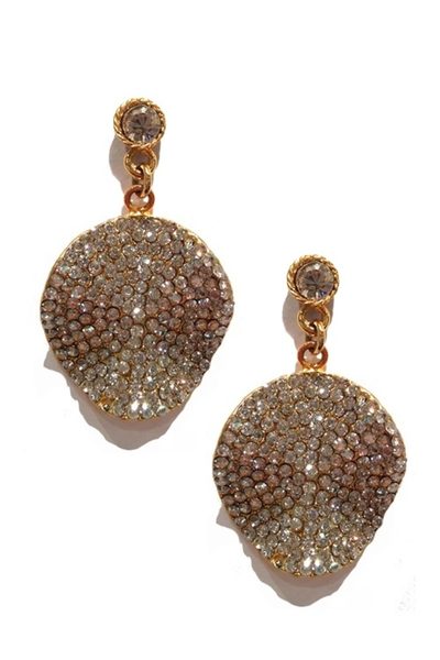 Love Sparkle Earring 2530: Crystal / Gold