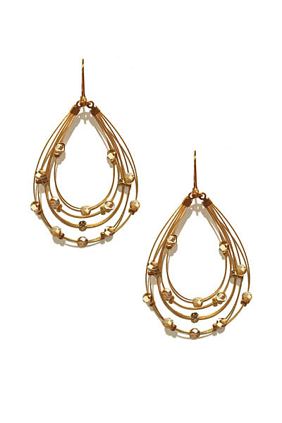 Exquisite Dangle Earring 2653: GoldShade / Gold / Gold