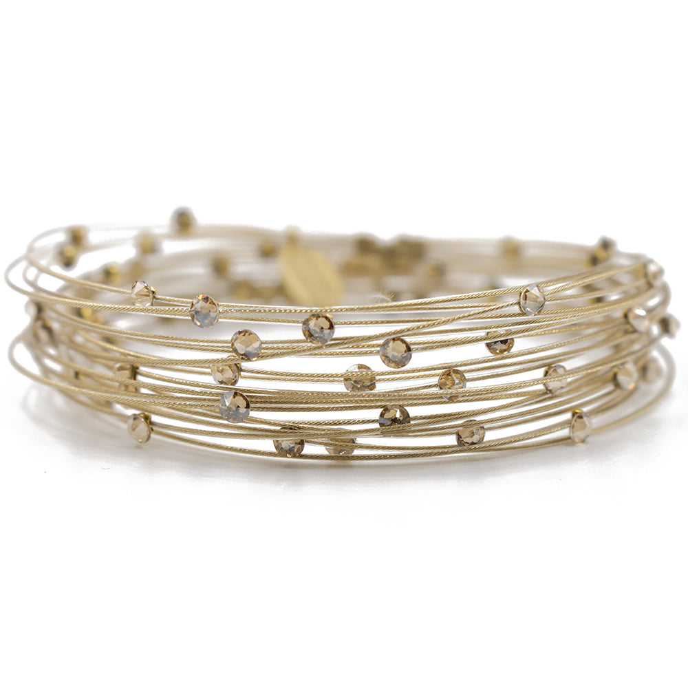 Glitzy Bracelet 3923: Gold/ Gold