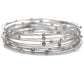 Glitzy Bracelet 3923: Clear/ Silver