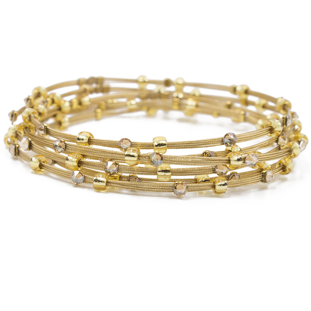 Embellished Life Bracelet 4169: Gold/ Gold