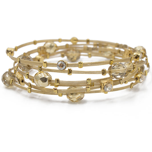 Forever Enchanting Women's Bracelet 3700: Gold/ Gold