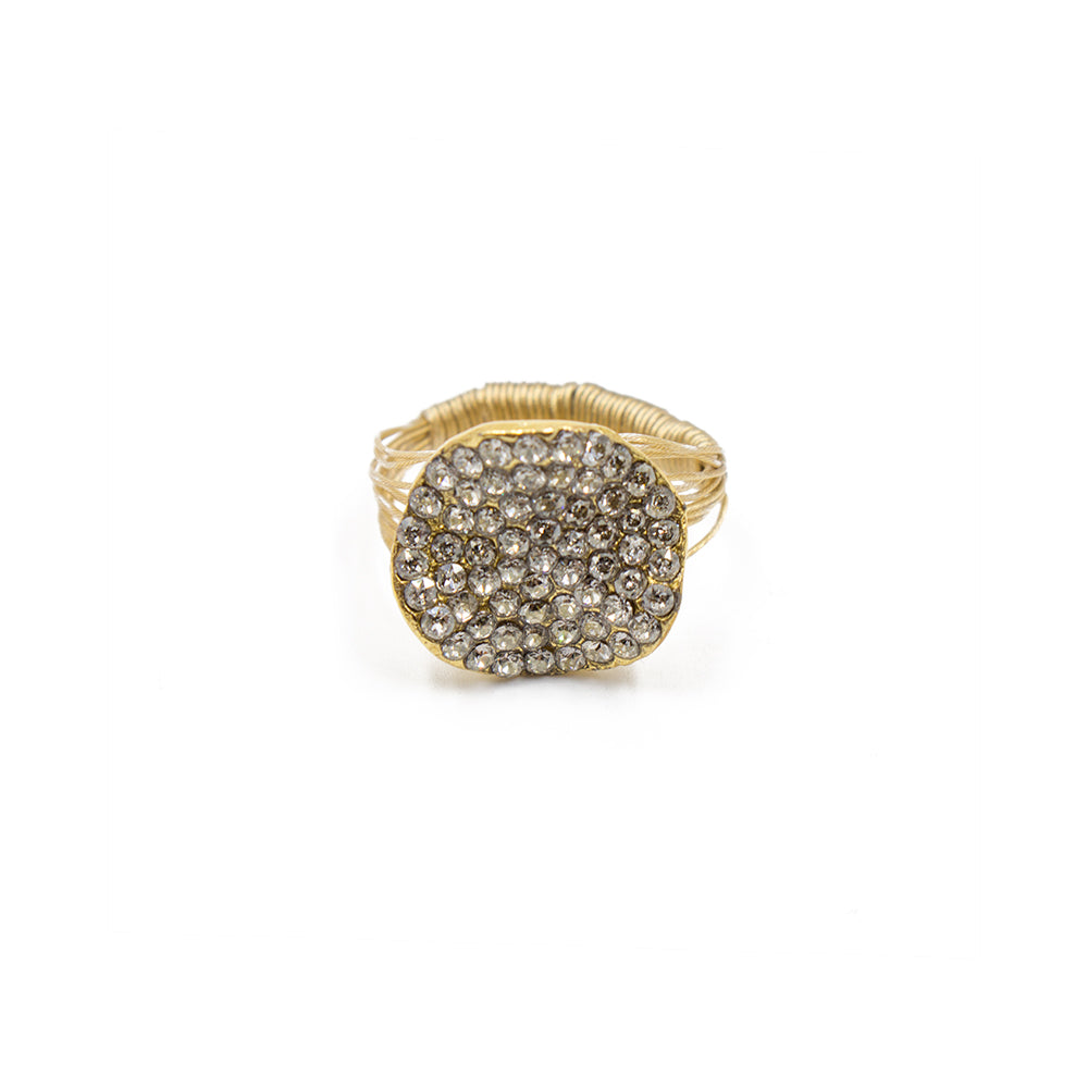 Timeless Elegance Ring 9283: Clear/ Gold